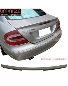 Fits 03-09 Mercedes-Benz C209 CLK-Class AMG Style Unpainted Rear Trunk Spoiler