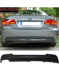 Fits 07-13 Fit BMW E92 328 Only M-T Msport Rear Bumper Lip Diffuser - PP