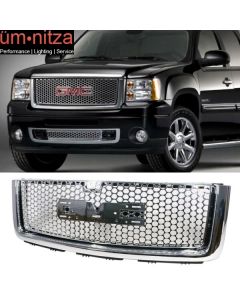 Fits 07-13 GMC Sierra 1500 Denali Front Upper Guards Hood Grill Grille