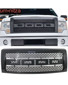 Fits 09-14 F150 Raptor Style Front Grille Hood With Shell - CF Look