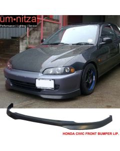 Fits 92-95 Honda Civic EG EJ Coupe TR Style Front Bumper Lip Spoiler Splitter PP