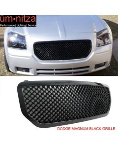 Fits 05-07 Dodge Magnum R T SXT Unpainted Honeycomb Mesh Hood Grille Grill