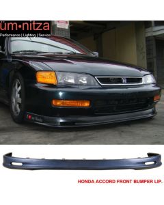 Fits 96-97 Honda Accord Mugen Style PU Unpainted Front Bumper Lip Spoiler 1PC