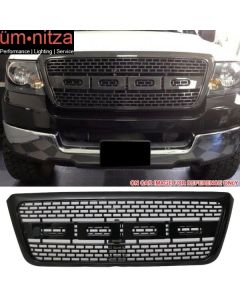 Fits 04-08 Ford F150 Raptor Style Front Replacement Grille - Black