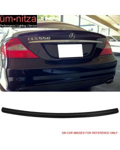 Fits 05-10 Benz CLS-Class W219 4Dr Unpainted ABS Trunk Spoiler