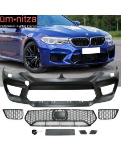 Fits 17-20 BMW G30 5 Series Sedan M5 Style Front Bumper Cover Conversion - PP