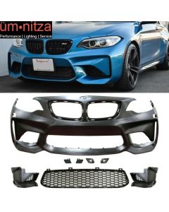 Fits 14-21 BMW F22 F23 2 Series M2 Style Front Bumper Cover Conversion - PP