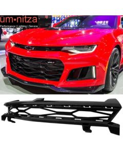 Fits 16-18 Chevy Camaro 2Dr ZL1 Style Gloss Black Upper Grille - ABS