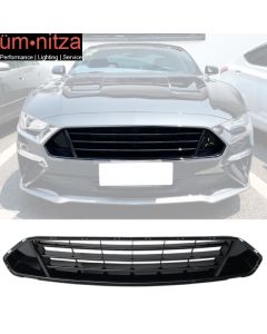 Fits 18-23 Ford Mustang Front Upper Grid Grille Matte Black - ABS