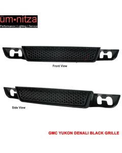 Fits 07-14 GMC Yukon/XL/Denali Front Lower Bumper Mesh Grill Grille Guard ABS