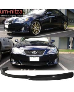 Fits 06-08 Lexus IS250 IS350 XE20 DS Style Front Bumper Lip Spoiler -  PU