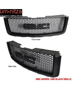 Fits 07-13 GMC Sierra 1500 2500 Light Duty Upper Front Round Hole Grille