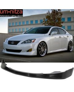 Fits 06-08 Lexus IS250 IS350 VIP Style Front Bumper Lip - PU