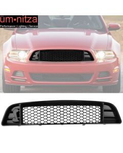 Fits 13-14 Ford Mustang Shelby Style Front Bumper Upper Mesh Grille Grill