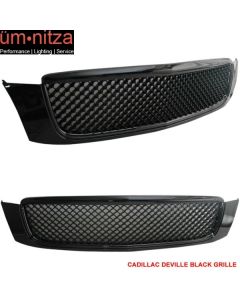 Fits 00-05 Cadillac Deville Mesh Style Front Bumper Hood Grille Replacement ABS