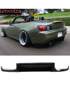 Universal J Style JS Rear Bumper Lip Diffuser Black FRP