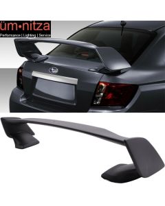 Fits 08-14 Subaru Impreza WRX STI Style Rear Trunk Spoiler Wing Unpainted Black