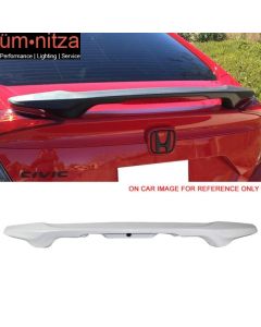 Fits 16-18 Civic Sedan OE Style Painted Trunk Spoiler #NH788P White Orchid Pearl