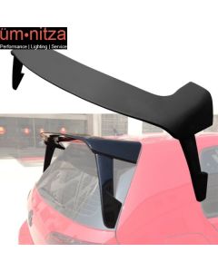 Fits 15-19 Golf 7 GTI MK Style Rear Roof Spoiler Wing Lip ABS Matte Black