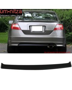 Fits 06-11 Honda Civic 8th Performance Style Unpainted ABS Trunk Spoiler