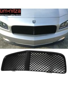 Fits 05-10 Dodge Charger Mesh Honeycomb Front Hood Bumper Hood Grille Black ABS