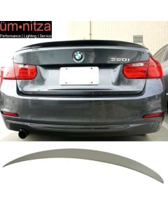 12-18 F30 Sedan Performance MATTE Trunk Spoiler Painted Alpine White III #300