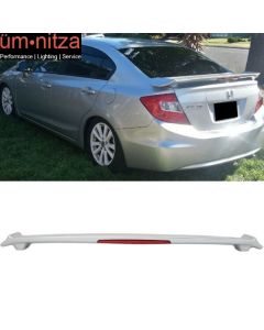 12-15 Civic 9Th Sedan Painted Alabaster Silver Metallic Trunk Spoiler (#NH700M)