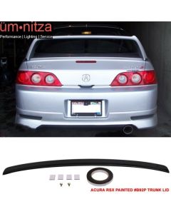 02-06 RSX Trunk Spoiler Type R Deck Lid Aspec Paint Nighthawk Black Pearl #B92P