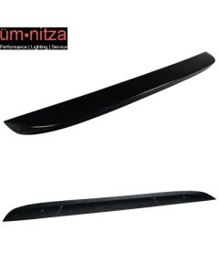 Fits 03-08 Nissan 350Z Painted #KH3 Super Black Trunk Spoiler Wing - ABS