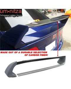 Fits 06-11 Honda Civic 4Dr Trunk Spoiler Wing Mugen RR Carbon Fiber