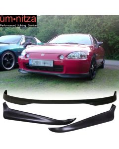 Fits 96-98 Honda Civic TR Style Front Bumper Lip PP + 2PCS Rear Bumper Aprons