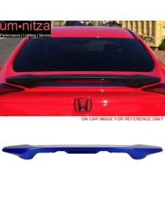 Fits 16-18 Civic Sedan OE Painted Trunk Spoiler #B593M Aegean Blue Metallic