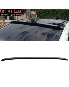 Fits 07-13 Fit BMW 3 Series E92 Coupe AC Style Painted Glossy Black Roof Spoiler ABS