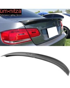 Fits 07-13 Fit BMW 3 Series E92 Coupe MT Msport Trunk Spoiler Carbon Fiber CF