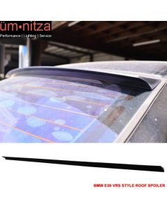 Fits 97-03 Fit BMW E39 VRS Style Roof Spoiler Unpainted Black - PUF