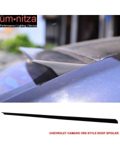 Fits 10-13 Chevrolet Camaro 2Dr VRS Style Roof Spoiler Unpainted Black - PUF