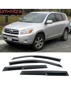 Fits 06-12 Toyota RAV4 XA30 Mugen Style Acrylic Window Visors 4Pc Set