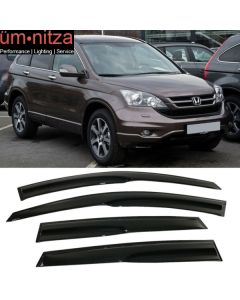 Fits 07-11 Honda CRV Mugen Style Acrylic Window Visors 4Pc Set