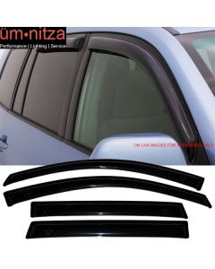 Fits 01-07 Toyota Sequoia Window Visor Acrylic 4PC Sun Rain Guard Vent Deflector