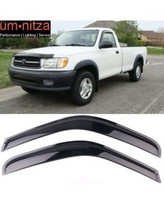 Fits 00-06 Toyota Tundra Standard Cab Acrylic Window Visors 2Pc Set