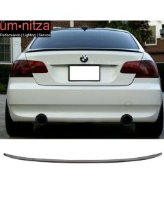 Fits 07-12 Fit BMW E92 3 Series Coupe M3 Style Trunk Spoiler Carbon Fiber (CF)