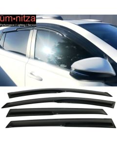 Fits 13-18 Toyota RAV4 Mugen Style Acrylic 4PCS Window Visors Vent Rain Guard