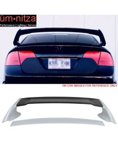 Fits 06-11 Civic Mugen RR Carbon Top  Trunk Spoiler Painted Taffeta White