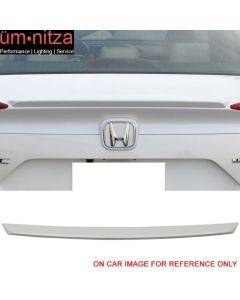 Fits 16-18 Civic X Sedan OE Trunk Spoiler Painted #NH788P White Orchid Pearl