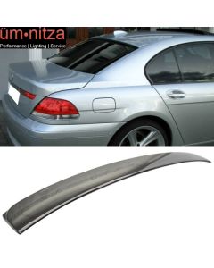 Fits 02-08 Fit BMW E65 E66 7-Series AC Roof Spoiler Painted #475 Black Sapphire