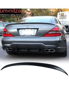 Fits 03-11 Benz R230 SL-Class AMG Style Rear Trunk Spoiler Lip Painted #755 Gray