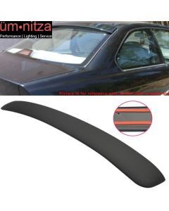 Fits 92-98 Fit BMW E36 3 Series 2Dr Coupe Matte Black Roof Spoiler Wing - ABS