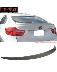 Fits 08-14 Fit BMW X6 E71 5Dr Performance Trunk Spoiler Painted #475 Sapphire Black