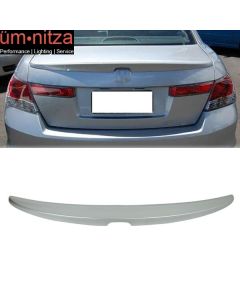 Fits 08-12 Honda Accord Sedan Trunk Spoiler Painted #NH700M Alabaster Silver