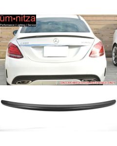 Fits 15-18 W205 C Class Sedan AMG Trunk Spoiler Painted #051 Platin Metallic